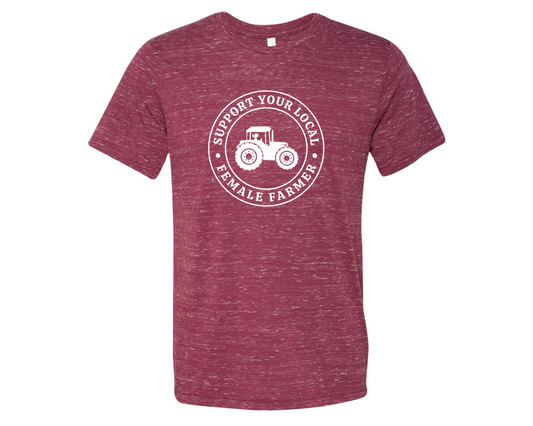 Support Female Farmer Circle Shirt