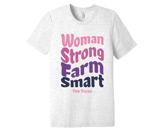 Colorful Woman Strong Farm Smart Shirt